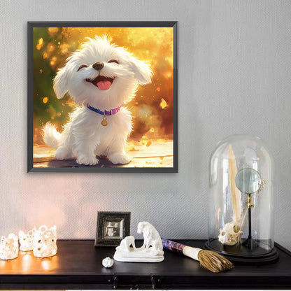 Sunny Dog - Full Square Drill Diamond Painting 30*30CM