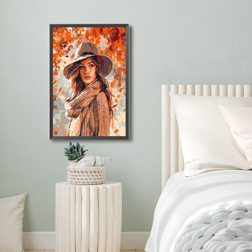 Elegant Woman - Full Round Drill Diamond Painting 40*60CM