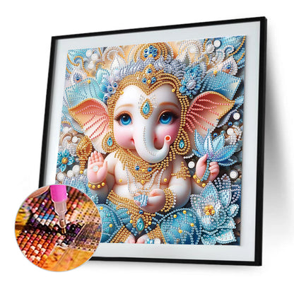 Ganesha Religion - Special Shaped Drill Diamond Painting 30*30CM