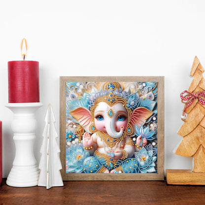 Ganesha Religion - Special Shaped Drill Diamond Painting 30*30CM