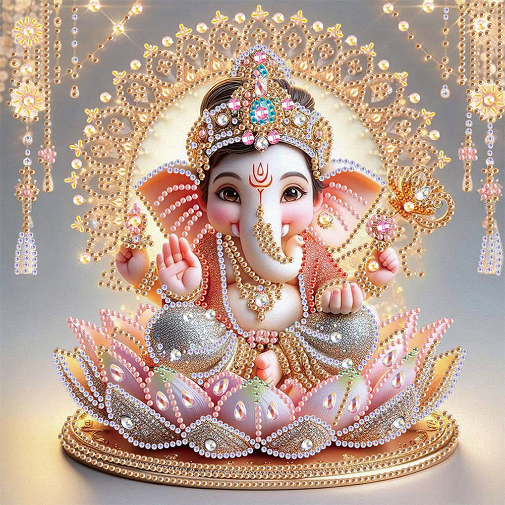 Ganesha Religion - Special Shaped Drill Diamond Painting 30*30CM