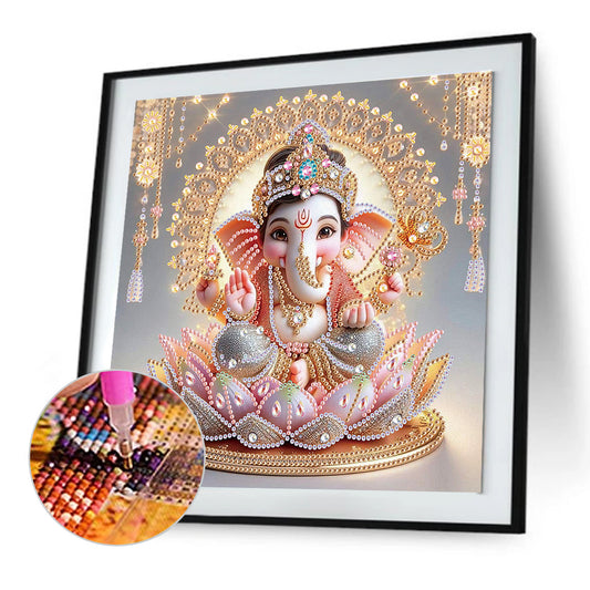 Ganesha Religion - Special Shaped Drill Diamond Painting 30*30CM