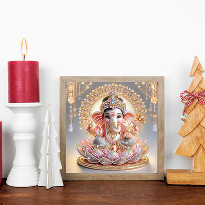 Ganesha Religion - Special Shaped Drill Diamond Painting 30*30CM