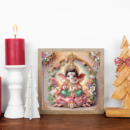 Ganesha Religion - Special Shaped Drill Diamond Painting 30*30CM