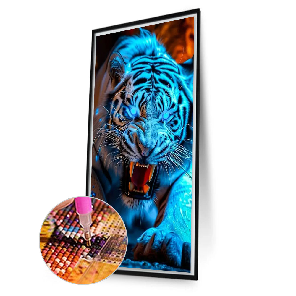 Tiger - Full Round Drill Diamond Painting 40*70CM