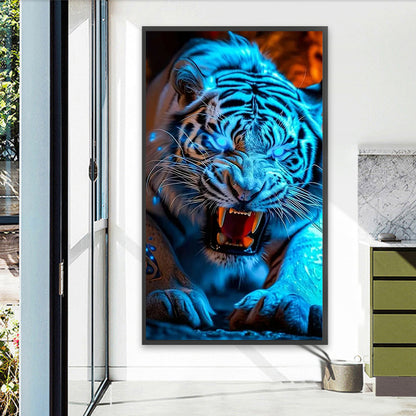 Tiger - Full Round Drill Diamond Painting 40*70CM