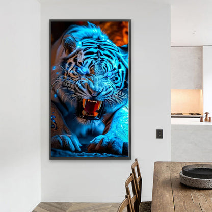 Tiger - Full Round Drill Diamond Painting 40*70CM