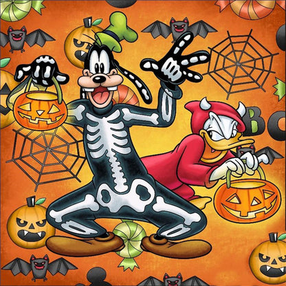 Dog For Halloween - Full Square Drill Diamond Painting 40*40CM