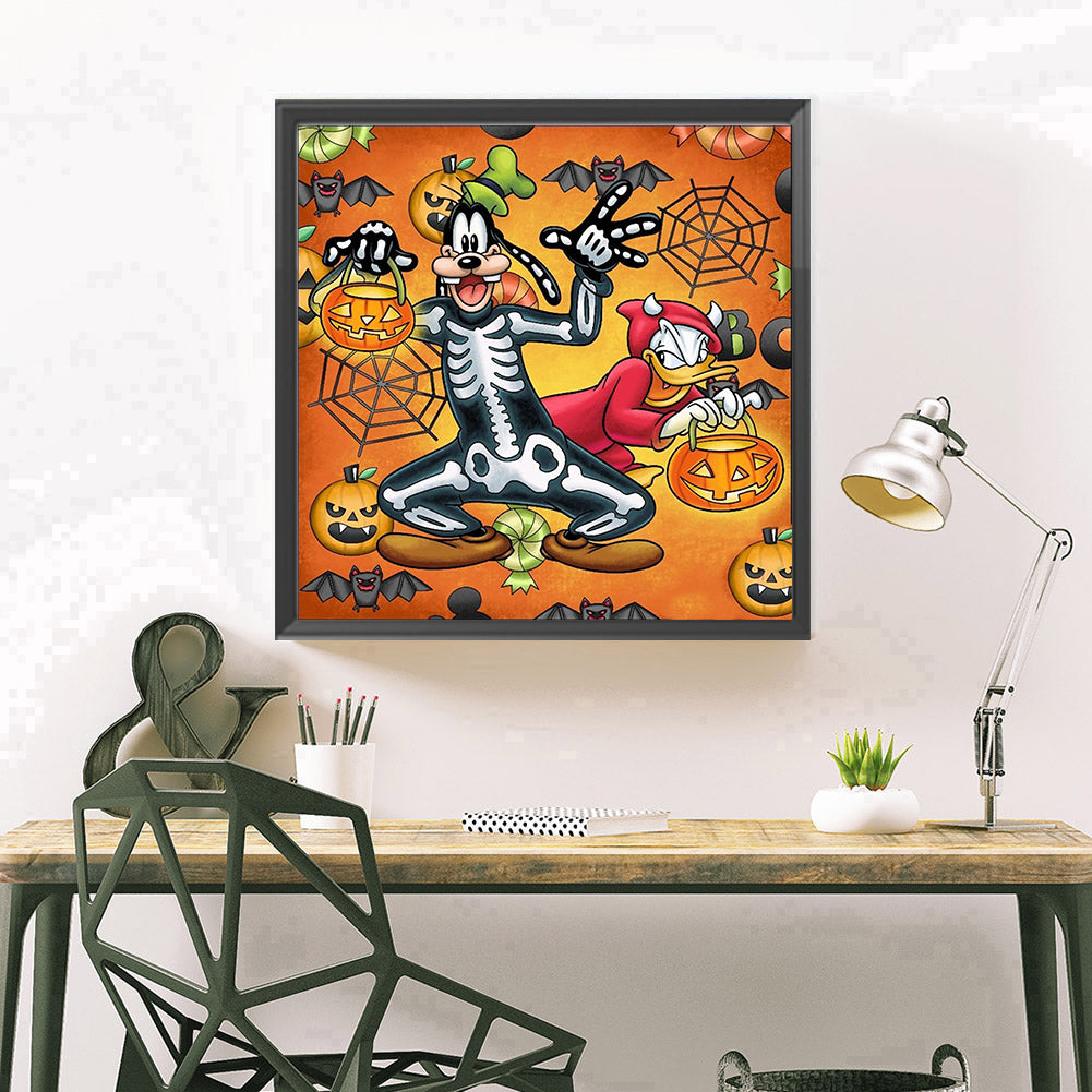 Dog For Halloween - Full Square Drill Diamond Painting 40*40CM