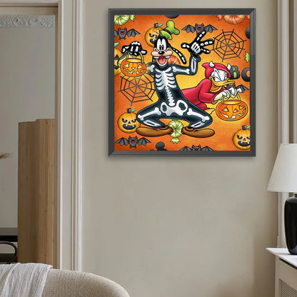 Dog For Halloween - Full Square Drill Diamond Painting 40*40CM