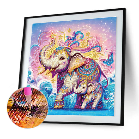 Elephant - Special Shaped Drill Diamond Painting 30*30CM