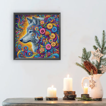 Wolf - Special Shaped Drill Diamond Painting 30*30CM