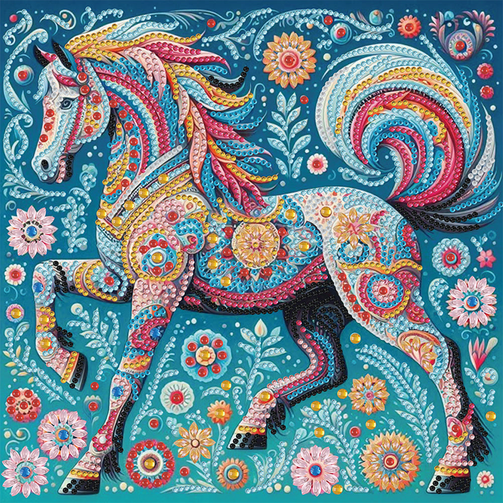 Horse - Special Shaped Drill Diamond Painting 30*30CM