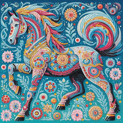Horse - Special Shaped Drill Diamond Painting 30*30CM