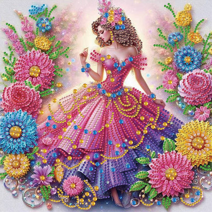 Princess - Special Shaped Drill Diamond Painting 30*30CM