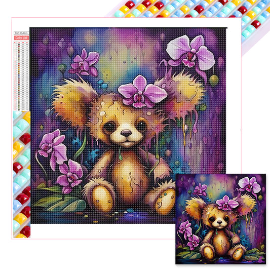 Teddy Bear - Full Square Drill Diamond Painting 40*40CM