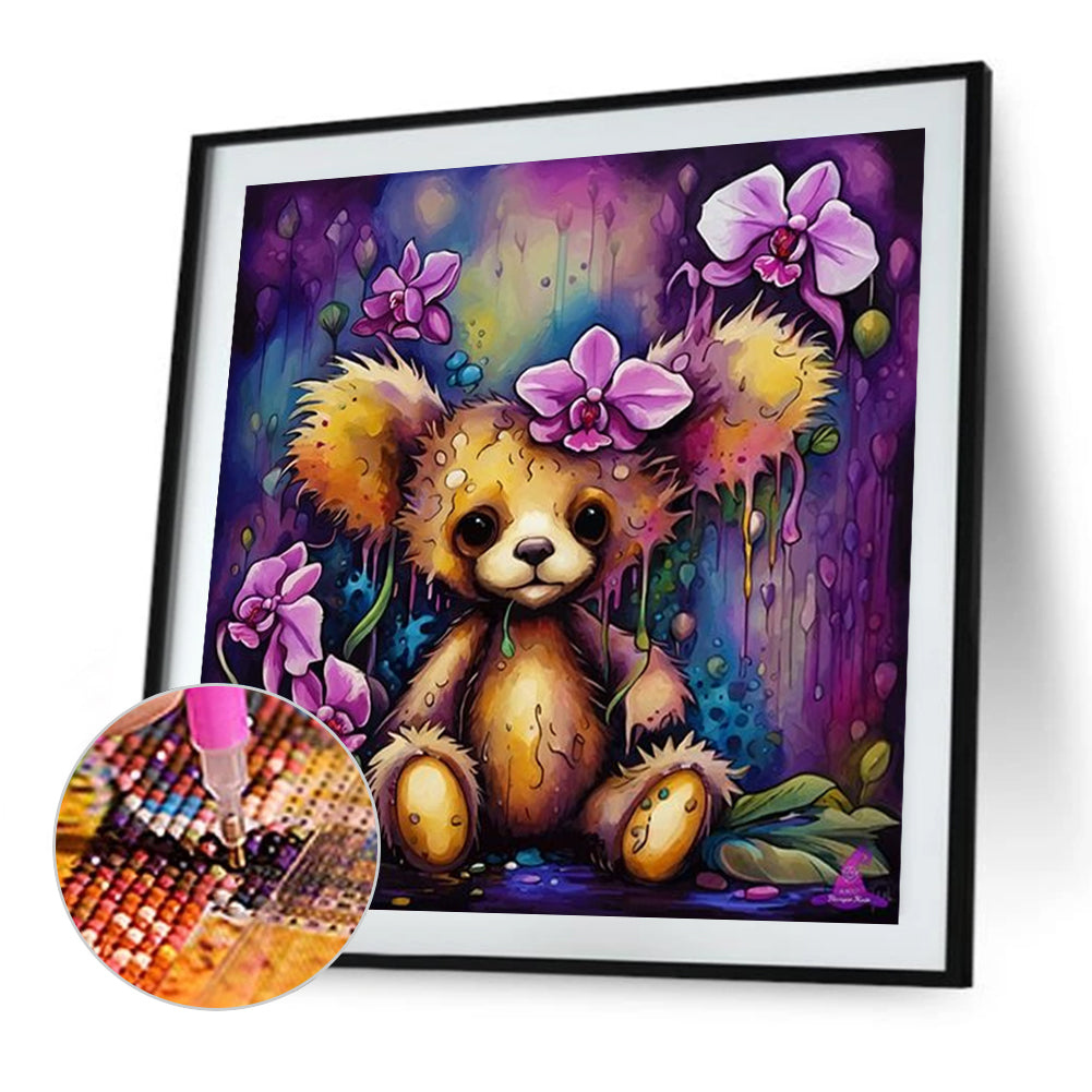 Teddy Bear - Full Square Drill Diamond Painting 40*40CM