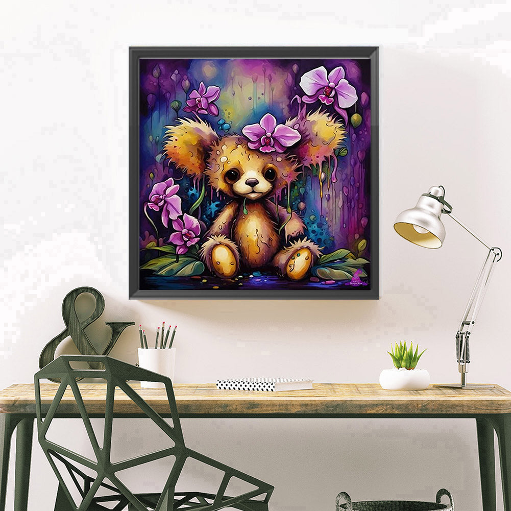 Teddy Bear - Full Square Drill Diamond Painting 40*40CM