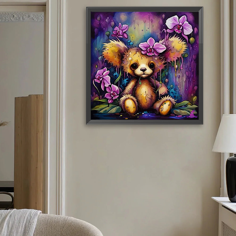 Teddy Bear - Full Square Drill Diamond Painting 40*40CM