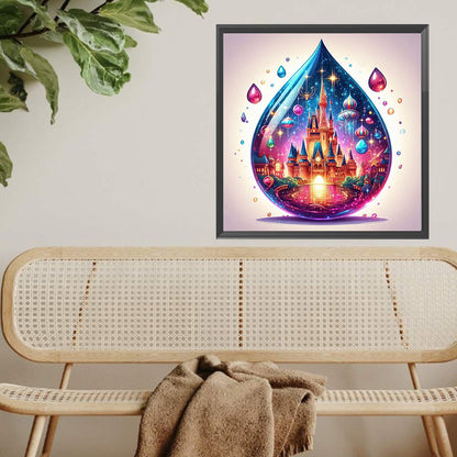 Water Drop Painting - Full Square Drill Diamond Painting 30*30CM