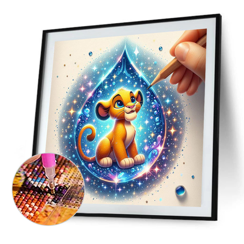 Water Drop Painting - Full Square Drill Diamond Painting 30*30CM