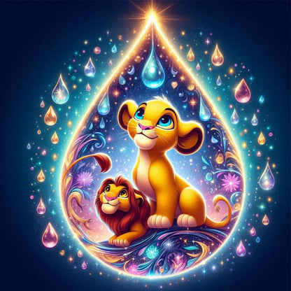 Water Drop Painting - Full Square Drill Diamond Painting 30*30CM