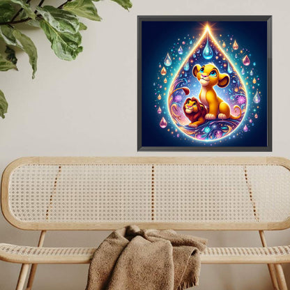 Water Drop Painting - Full Square Drill Diamond Painting 30*30CM