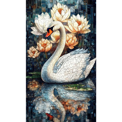 Swan - Full Square Drill Diamond Painting 40*70CM