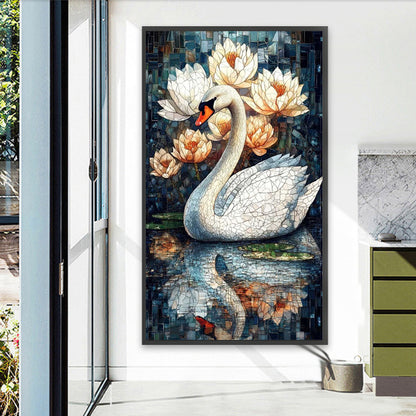 Swan - Full Square Drill Diamond Painting 40*70CM