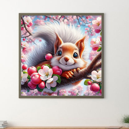 Squirrel - Full Round Drill Diamond Painting 40*40CM