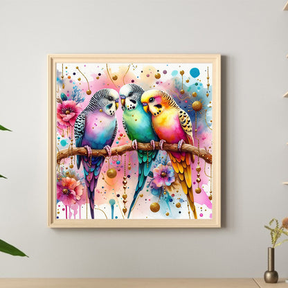 Parrot - Full Round Drill Diamond Painting 40*40CM