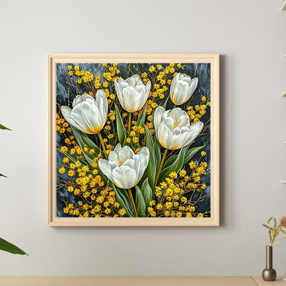 Tulip - Full Round Drill Diamond Painting 40*40CM