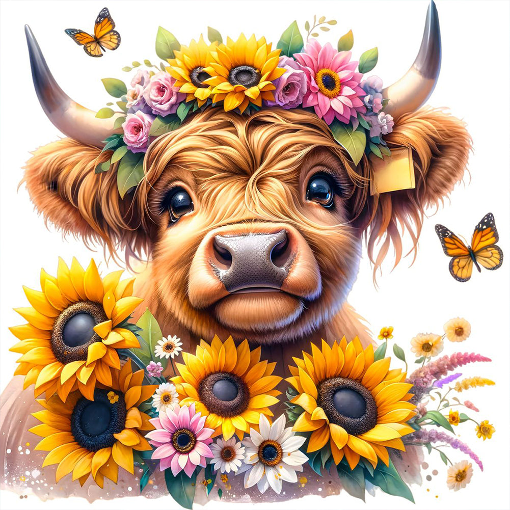 Yak - Full Round Drill Diamond Painting 40*40CM