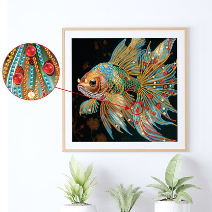 Koi Carp - Special Shaped Drill Diamond Painting 30*30CM