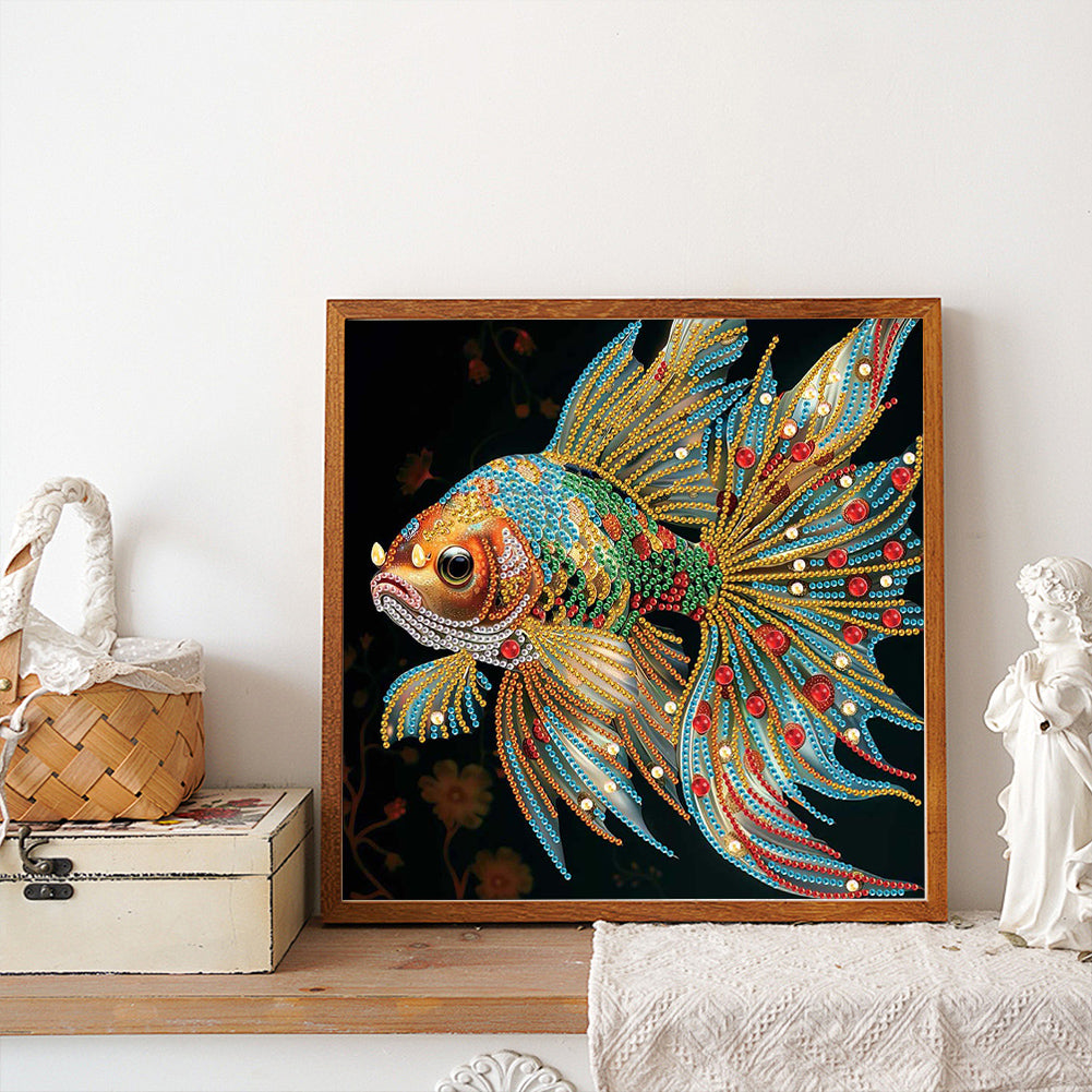 Koi Carp - Special Shaped Drill Diamond Painting 30*30CM