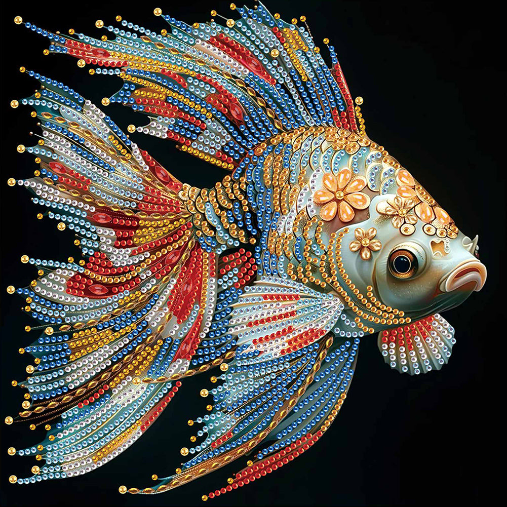 Koi Carp - Special Shaped Drill Diamond Painting 30*30CM