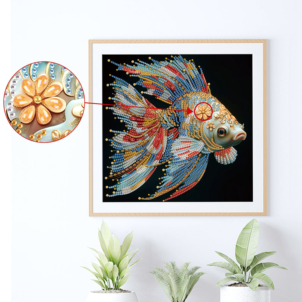 Koi Carp - Special Shaped Drill Diamond Painting 30*30CM
