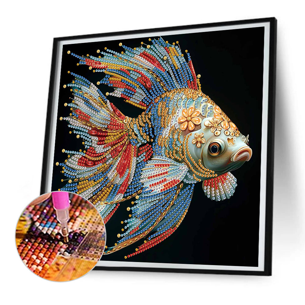 Koi Carp - Special Shaped Drill Diamond Painting 30*30CM