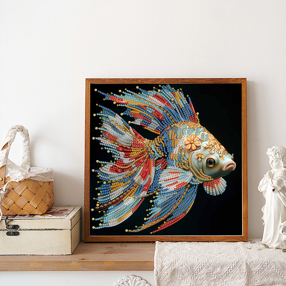 Koi Carp - Special Shaped Drill Diamond Painting 30*30CM