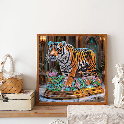 Tiger - Special Shaped Drill Diamond Painting 30*30CM