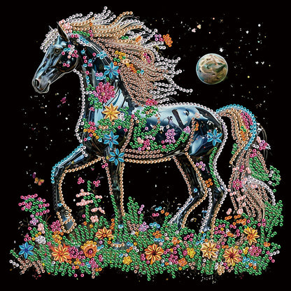 Horse - Special Shaped Drill Diamond Painting 30*30CM