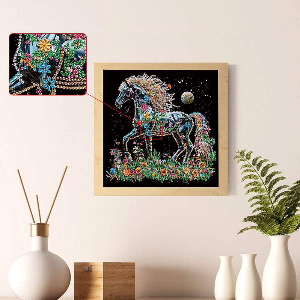 Horse - Special Shaped Drill Diamond Painting 30*30CM