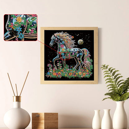 Horse - Special Shaped Drill Diamond Painting 30*30CM