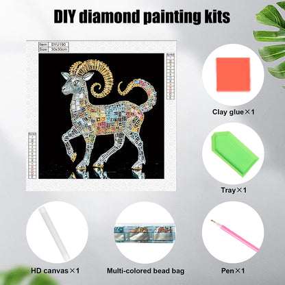 Sheep - Special Shaped Drill Diamond Painting 30*30CM