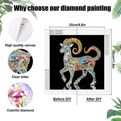Sheep - Special Shaped Drill Diamond Painting 30*30CM