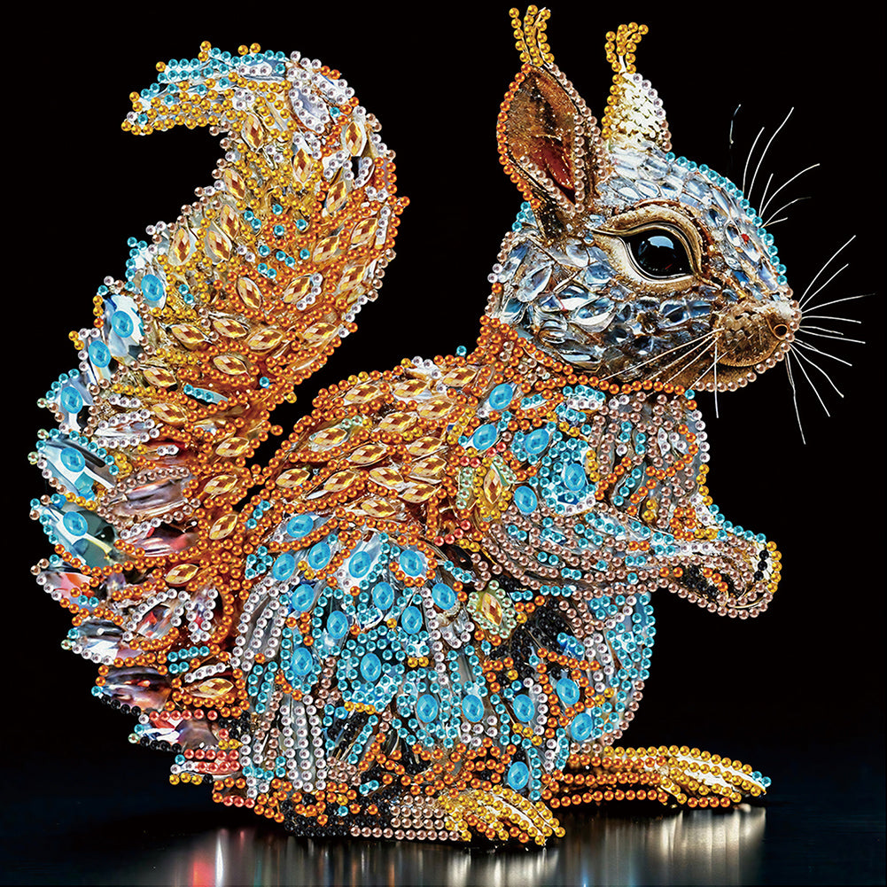 Squirrel - Special Shaped Drill Diamond Painting 30*30CM
