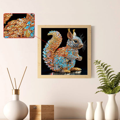 Squirrel - Special Shaped Drill Diamond Painting 30*30CM