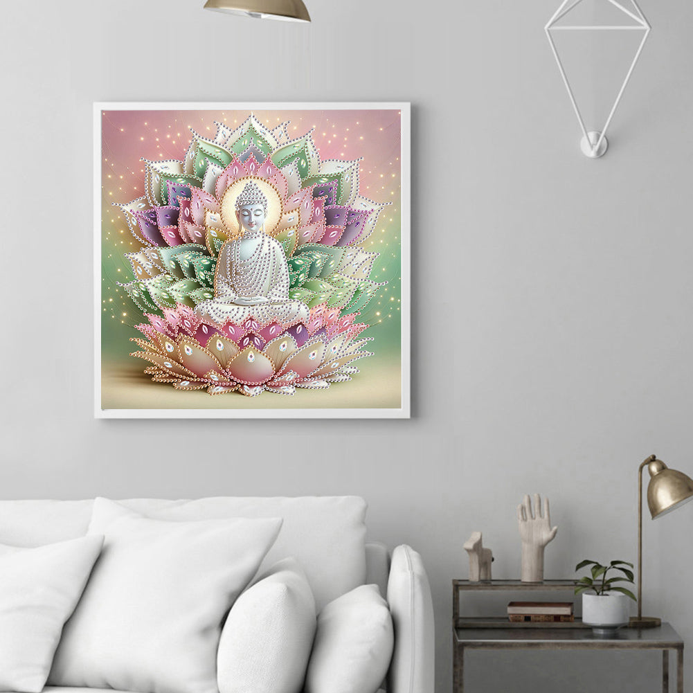 Buddha Statue - Special Shaped Drill Diamond Painting 30*30CM