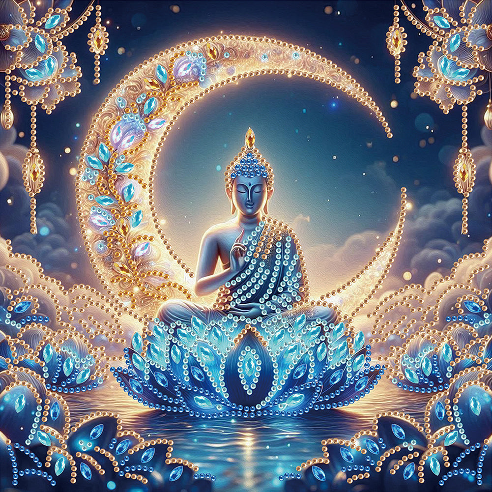 Buddha Statue - Special Shaped Drill Diamond Painting 30*30CM