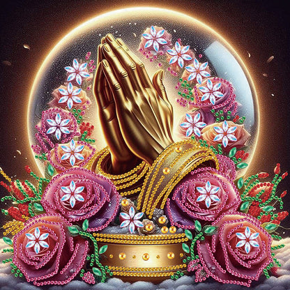 Buddha Statue - Special Shaped Drill Diamond Painting 30*30CM